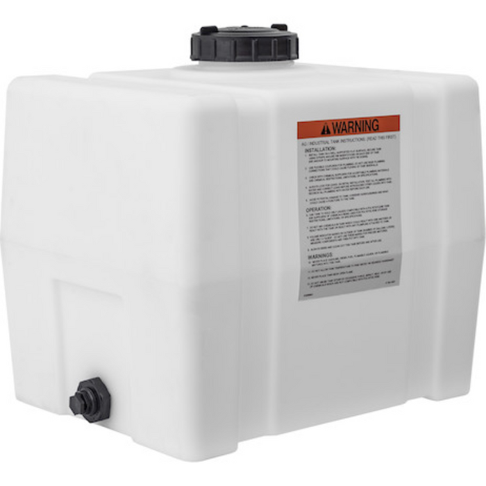 Buyers 30 Gallon Square Storage Tank -  Polyethylene 24x19x22 Inch Model 82123909