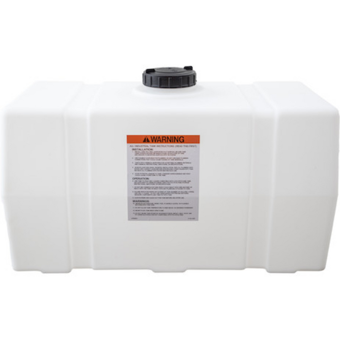 Buyers 50 Gallon Square Storage Tank - Polyethylene 38x19x22 Inch Model 82123919