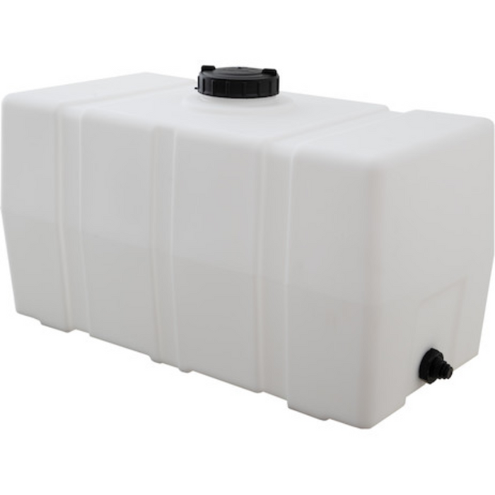 Buyers 50 Gallon Square Storage Tank - Polyethylene 38x19x22 Inch Model 82123919