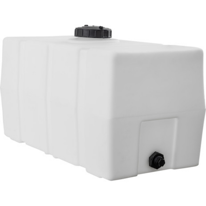 Buyers 50 Gallon Square Storage Tank - Polyethylene 38x19x22 Inch Model 82123919