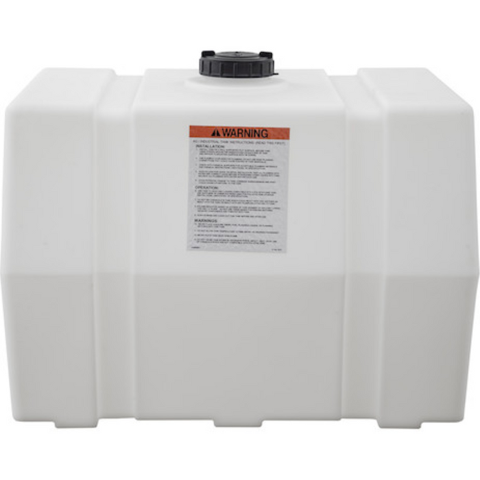 Buyers 100 Gallon Square Storage Tank - Polyethylene 38x30x29 Inch Model 82123929
