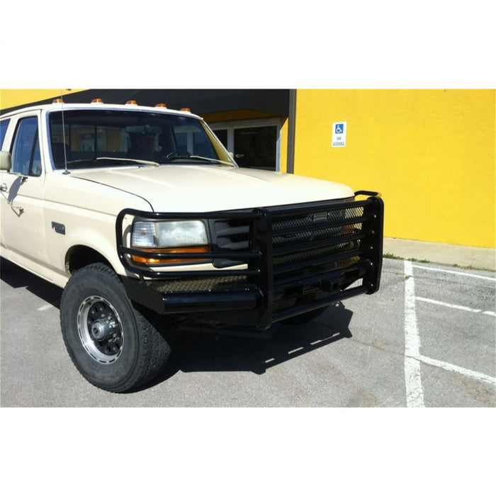 Ranch Hand Legend Series Front Bumper W/ Grille Guard Fits Select 92-97 Ford Bronco/F-150/F-250/F-350 Model FBF921BLR