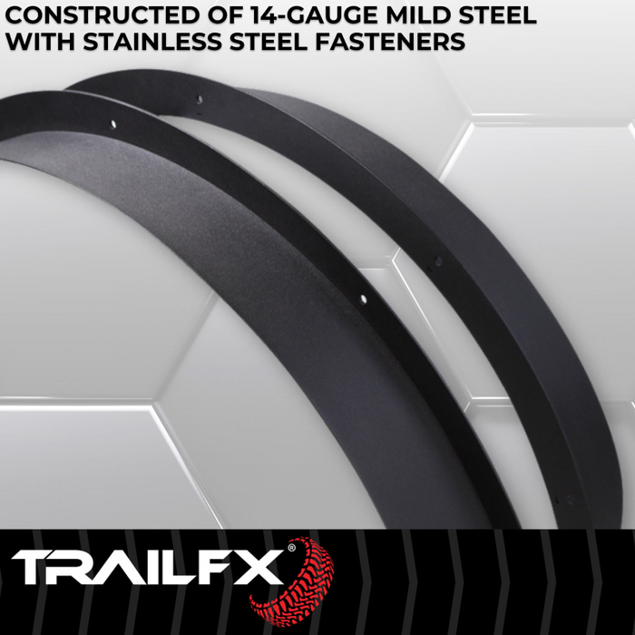 TrailFX Front Flat Fender Flare Model BR005T