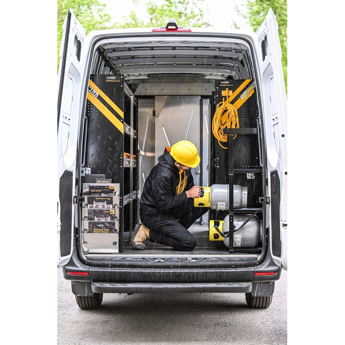 Ranger Design N5 4 Tray Steel Deep Van Shelving for High Roof Vans 20"x36"x62" Model N5-DS36-4