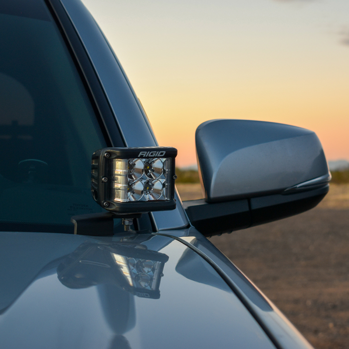 Rigid Industries A-Pillar Light Kit, Includes D-SS Flood Model 46707