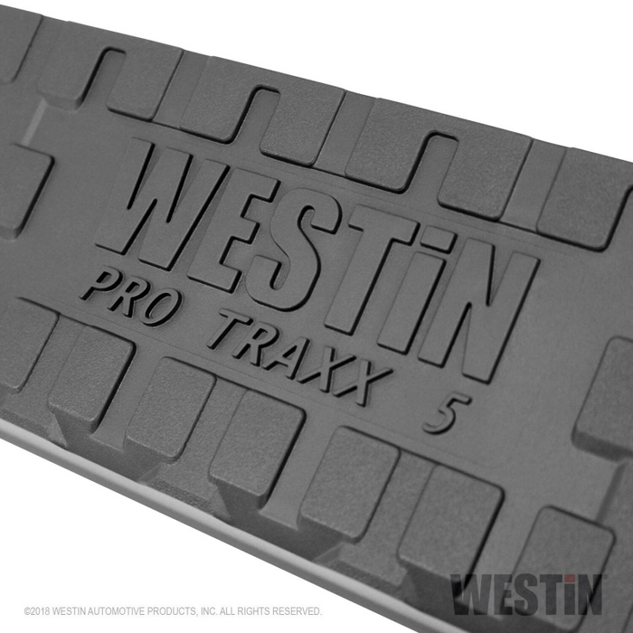 Westin PRO TRAXX 5 Oval Step Nerf Bars Polished Stainless Steel For Double Cab Model 21-52770