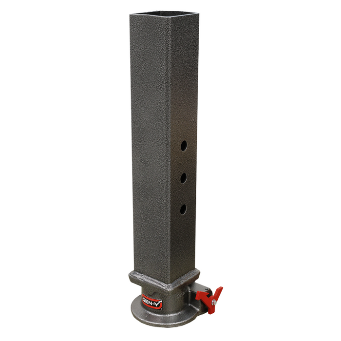 GEN-Y The VIKING Gooseneck Static Hitch – SnapLatch 2 5/16" Coupler – 4" SQ Tube – 8.5K TW 30K Max Towing - W/Pull Cable Model GH-7101