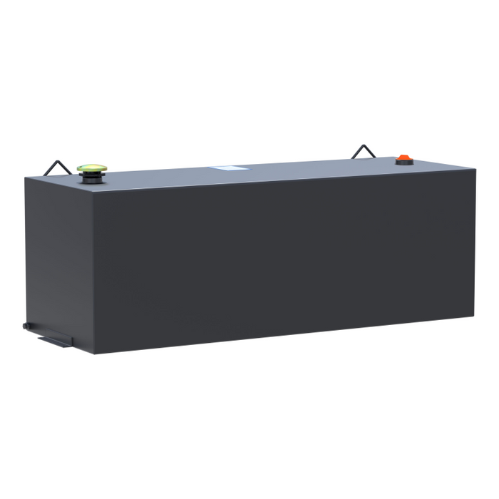 UWS Matte Black 100-Gallon Rectangle Steel Transfer Tank Model ST-100-RT-MB