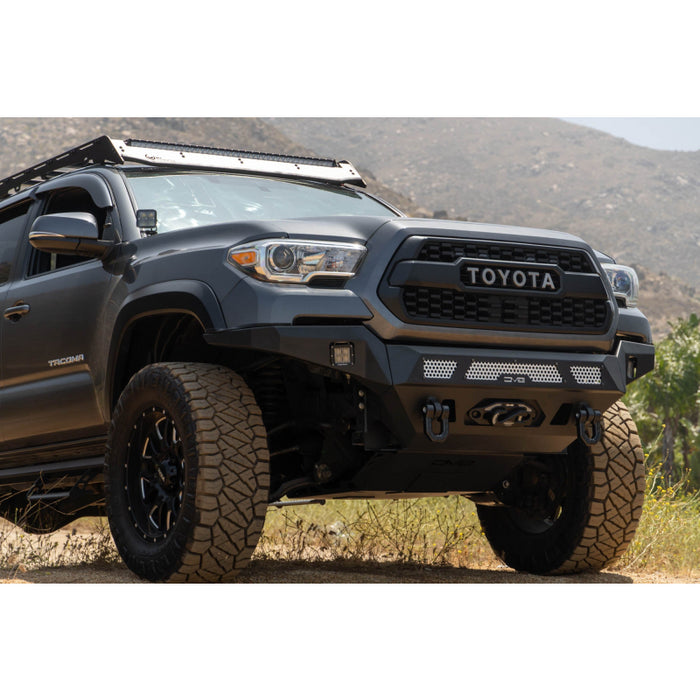 DV8 Offroad 2016-2023 Toyota Tacoma Mto Series Winch Front Bumper Model FBTT1-07