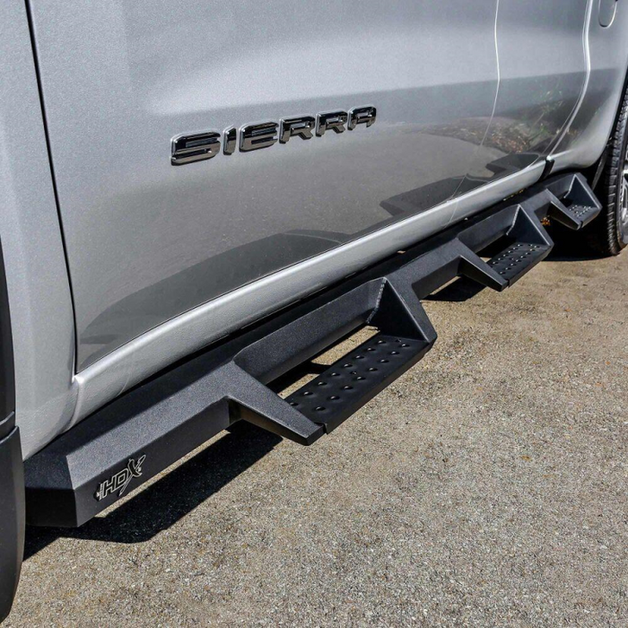 Westin HDX Drop Wheel to Wheel Side Steps Textured Black Steel For Double Cab Model 56-534715