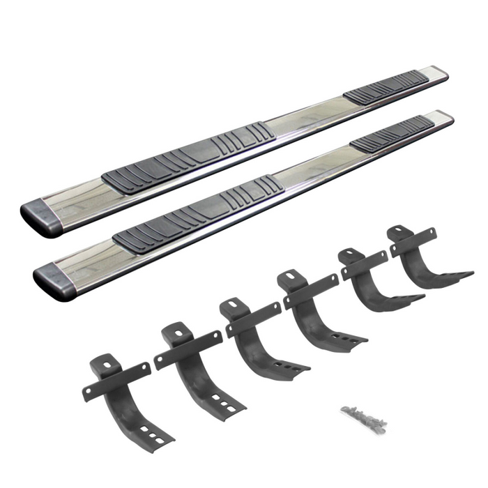 Go Rhino 5" OE Xtreme Low Profile Step Nerf Bars with Mounting Bracket Kit Model 685412971PS