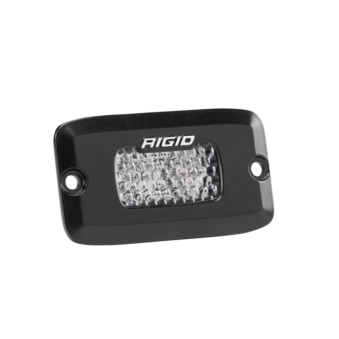 Rigid Industries SR-M Series PRO, Flood Diffused, Flush Mount, Black Housing, Single Model 922513