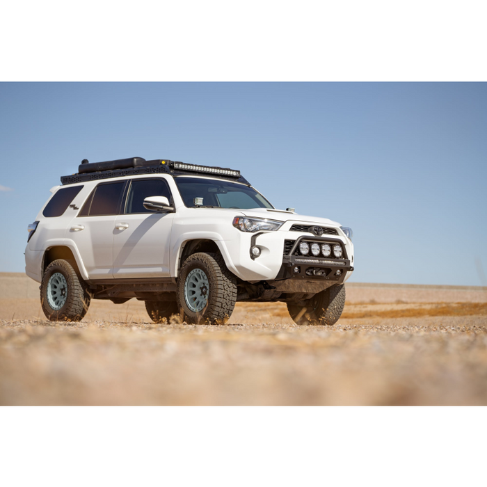 Rago Fabrication 2014-2024 Toyota 4Runner Center Mount Winch Front Bumper with Top Hoop Model F6604030801NA