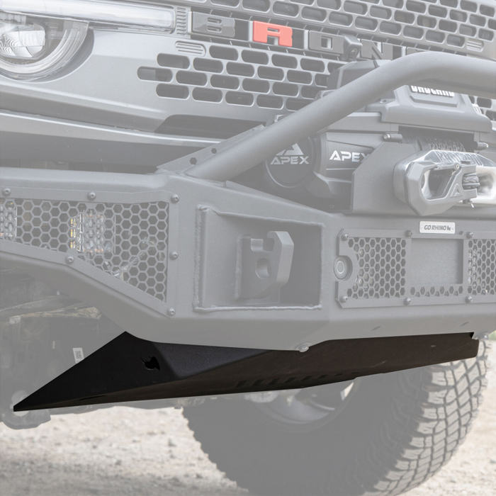Go Rhino Rockline Front Bumper Lower Skid Plate For Ford Bronco Model 332120T