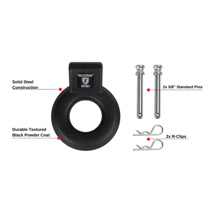 BulletProof Hitches Loop (Lunette Ring) Attachment Model LOOP