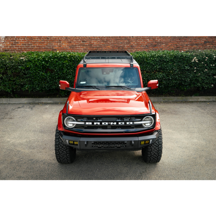 DV8 Offroad 2021-2025 Ford Bronco 2-Door Hard Top Roof Rack Model RRBR-03
