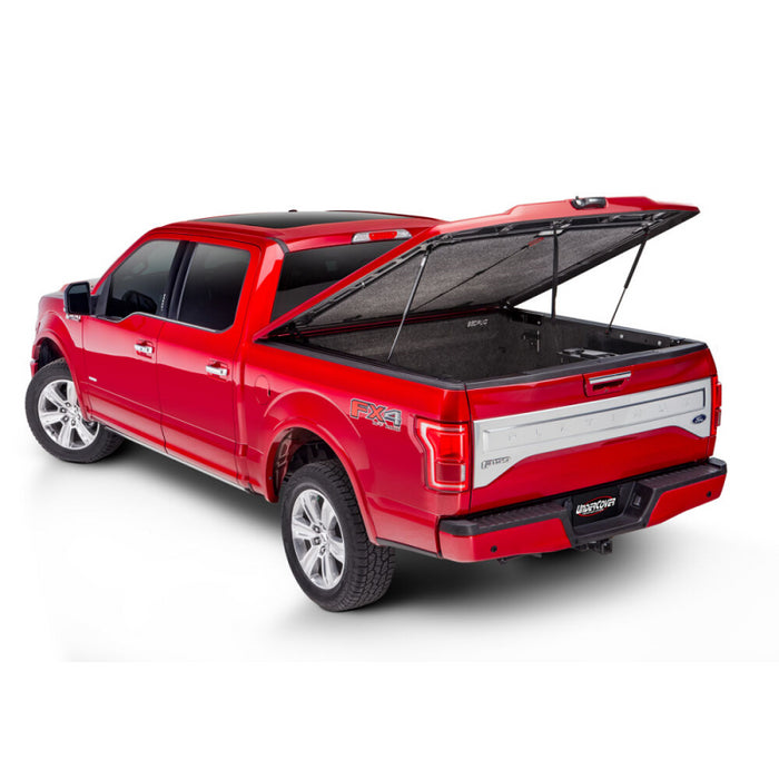 UnderCover Elite LX 22-24 Tundra 6'7" w/ Deck Rail System - Emotional Red 2 Metallic Model UC4168L-3U5