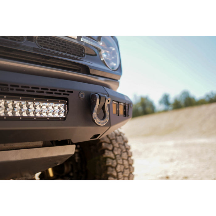 DV8 Offroad 2021-2025 Ford Bronco Oe Plus Series Front Bumper V2 Model FBBR-06
