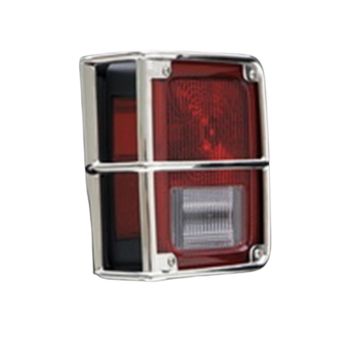 Smittybilt Euro Tail Light Guard Pair - Stainless Steel (07-18 JK/JKU) Model 8465