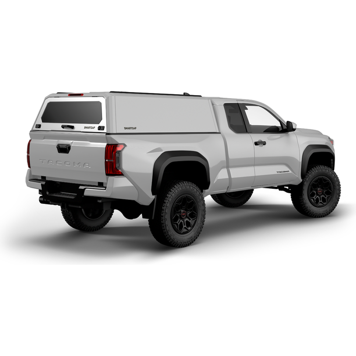 SmartCap OEM White Truck Bed Cap EVOh Hatchback Series w/ Vertical Locks Model EH1313-WH