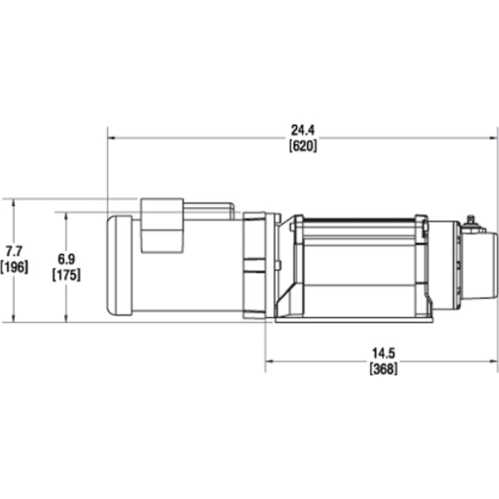 Warn 3000ACI 115V Utility Winch Model 93000