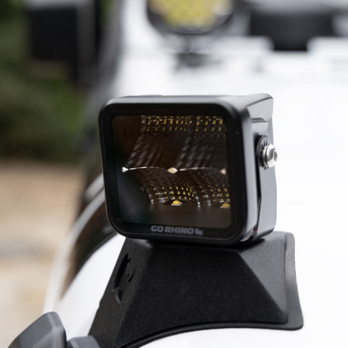 Go Rhino Blackout Series 2x2 LED Cube Flood Lights Model 750200321FCS
