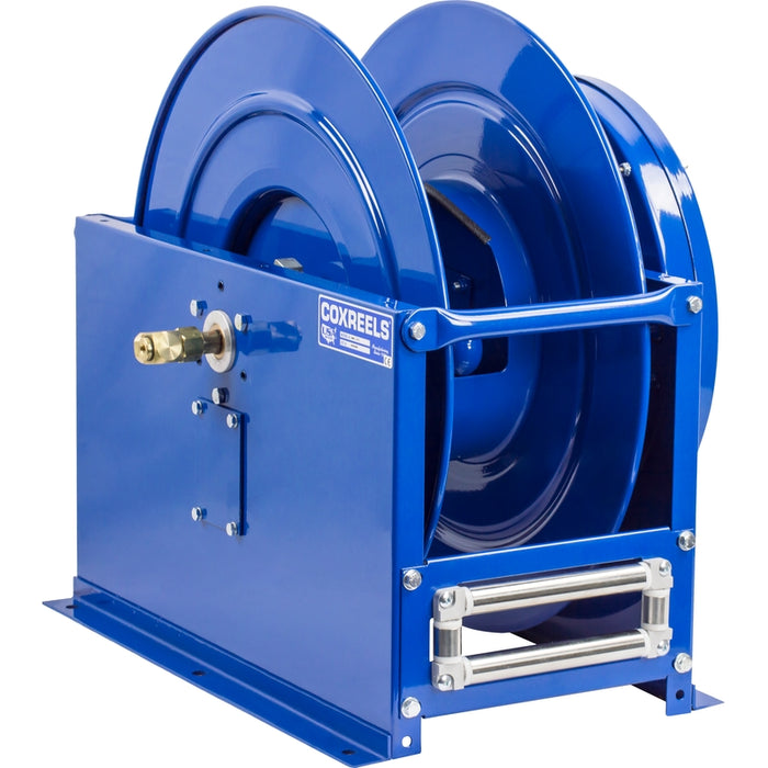 Coxreels DP Series Spring Driven Dual Hose Reel 1/2 in. x 75 ft. - No Hose 2500 PSI Model DMPL-475