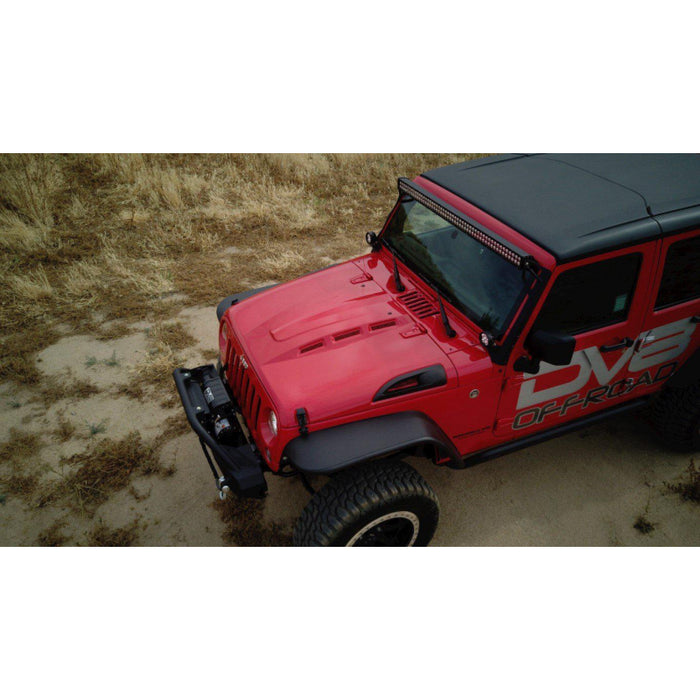 DV8 Offroad 2007-2018 Jeep Wrangler Heat Dispersion Hood Model HDMB07-02