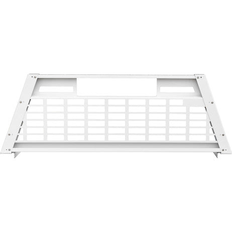 Buyers Products 20.20-inch Tall Gloss White Aluminum GuardDogg Pickup Truck Headache Rack Bundle with Mounting Brackets 851306