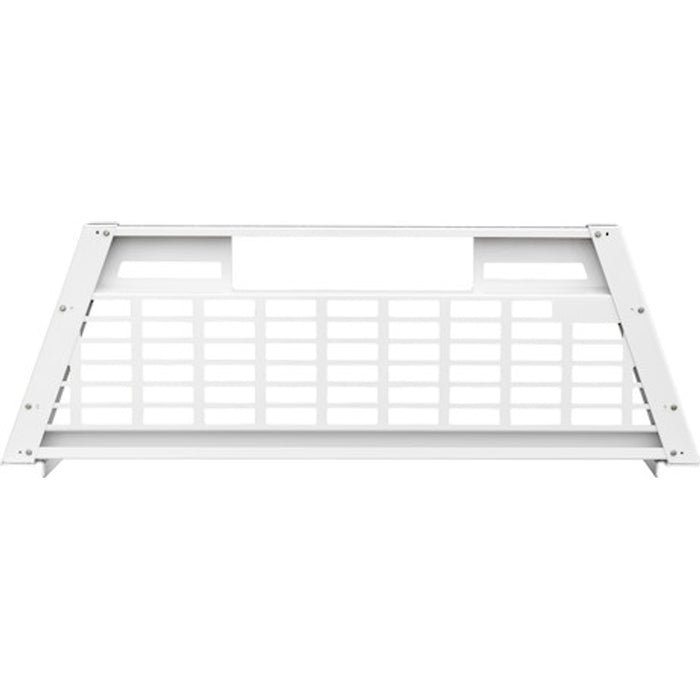 Buyers Products 20.20-inch Tall Gloss White Aluminum GuardDogg Pickup Truck Headache Rack Bundle with Mounting Brackets 851306