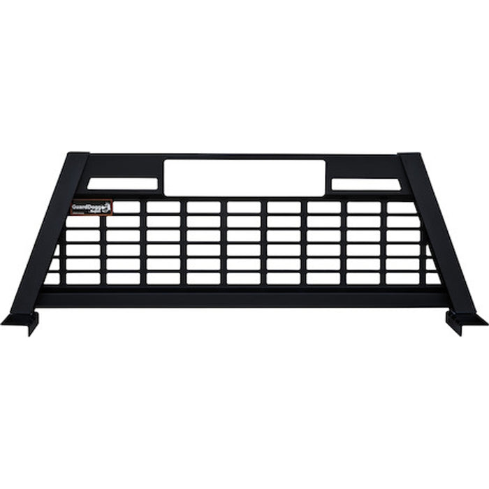 Buyers Products 20.20-inch Tall Matte Black Aluminum GuardDogg Pickup Truck Headache Rack Bundle with Mounting Brackets 851365