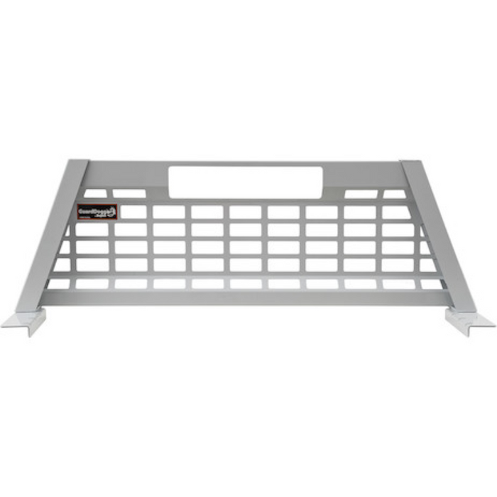 Buyers Products 25.00-inch Tall Gloss White Heavy-Duty Steel GuardDogg Pickup Truck Headache Rack Bundle with Mounting Brackets Model 851605