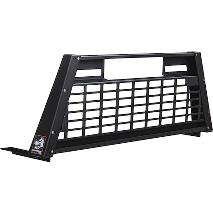 Buyers Products 25.00-Inch Tall Matte Black Aluminum GuardDogg Pickup Truck Headache Rack Bundle with Mounting Brackets 851665