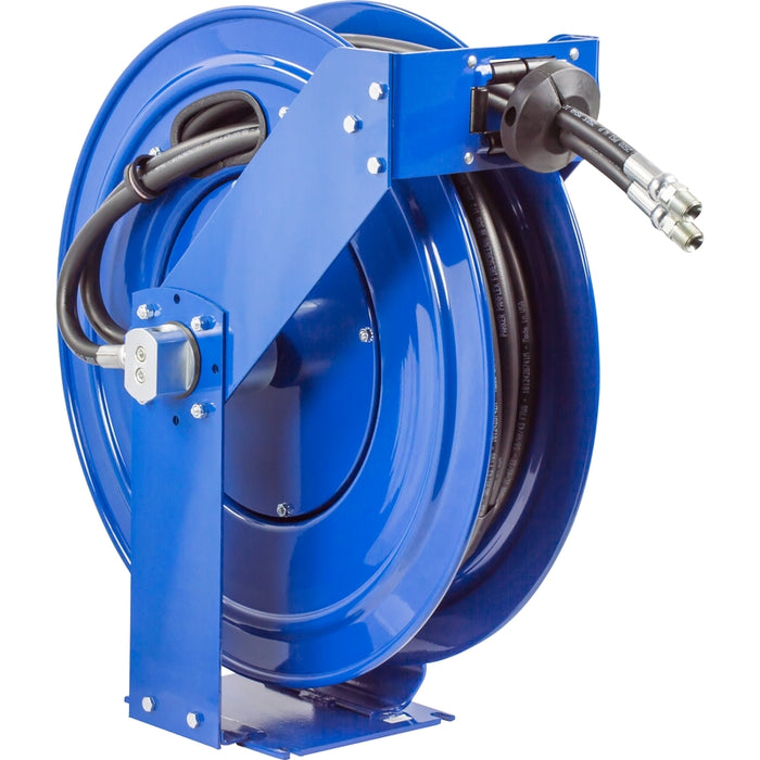 Coxreels TDMP Series Dual Hydraulic Spring Driven Hose Reel 3/8 in. x 50 ft. - No Hose 3000 PSI Model TDMPL-N-350