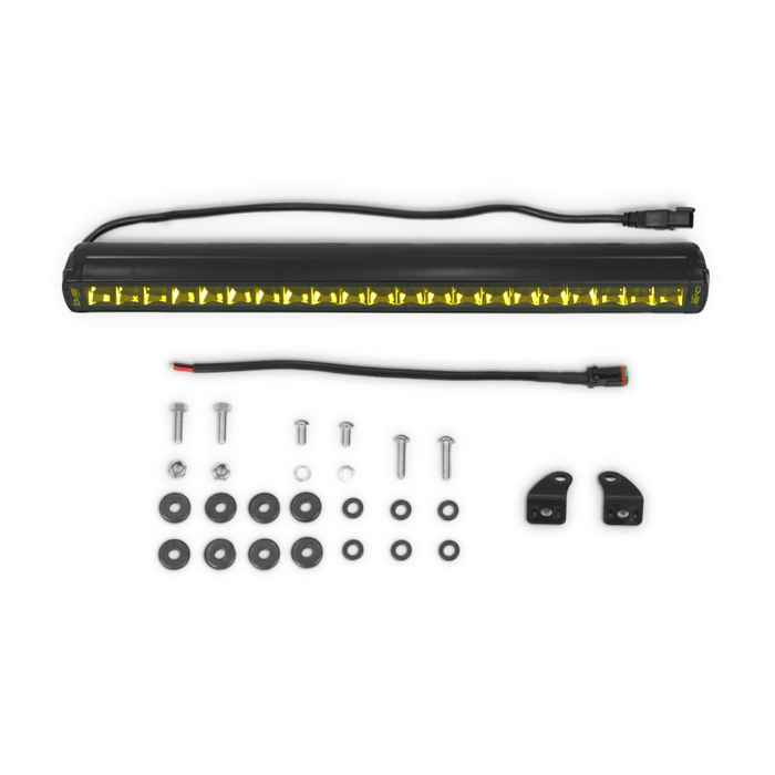 DV8 Offroad 20-Inch Elite Series Amber LED Light Bar Single Row Model BE20SW105W-A