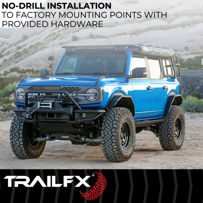 TrailFX Rear Angle Tube Fender Flare Model BR008T