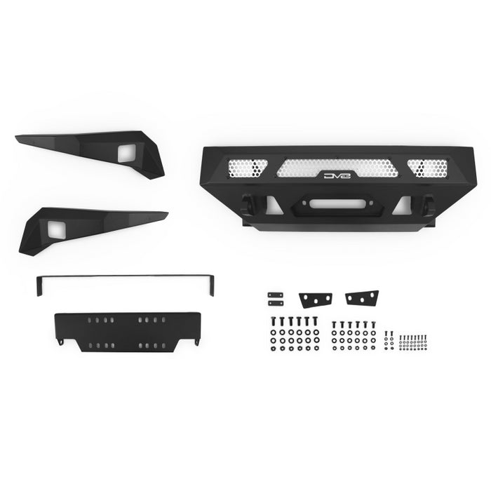 DV8 Offroad 2016-2023 Toyota Tacoma Mto Series Winch Front Bumper Model FBTT1-07