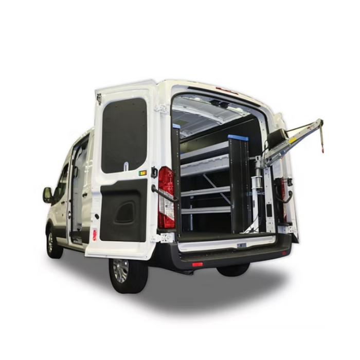 SpitzLift Ford Transit Rear Door Fold Down 600 lb. 12V Crane Package Model Option-1-FT