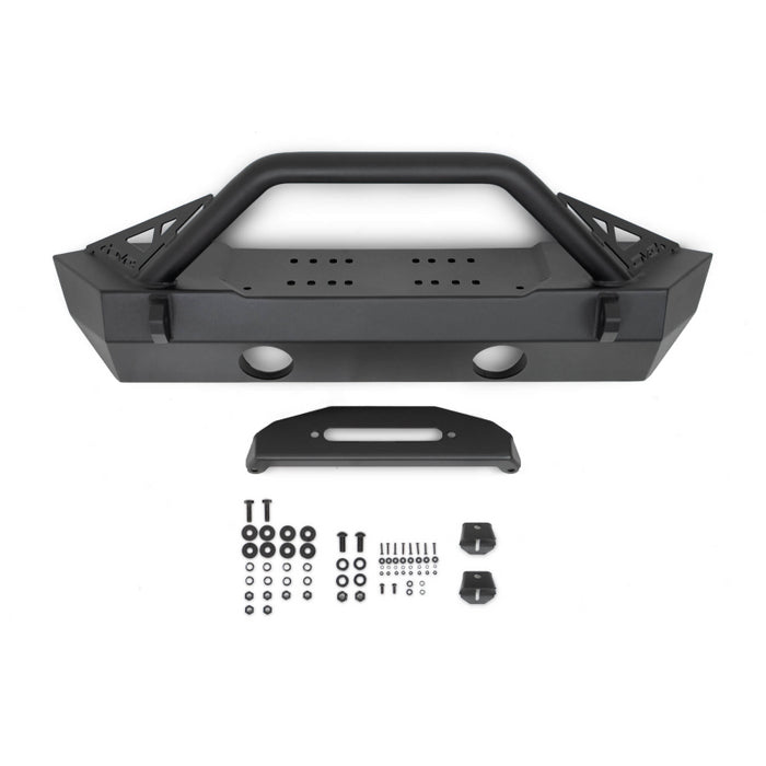 DV8 Offroad 2007-2025 Jeep Gladiator JT Wrangler JK JKU JL JLU Fs-15 Series Front Bumper Model FBJL-05