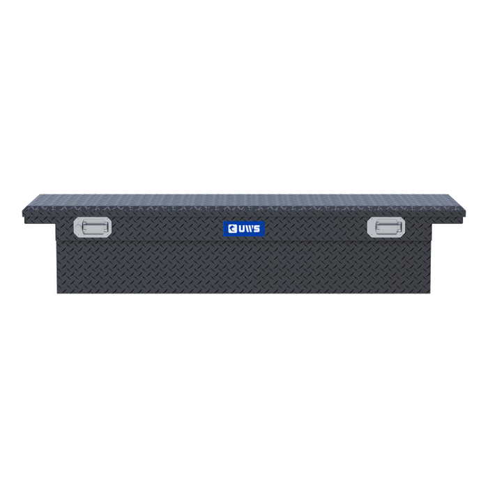 UWS 72" Truck Tool  Box - Low Profile, Pull Handles Model TBS-72-LP-PH-MB