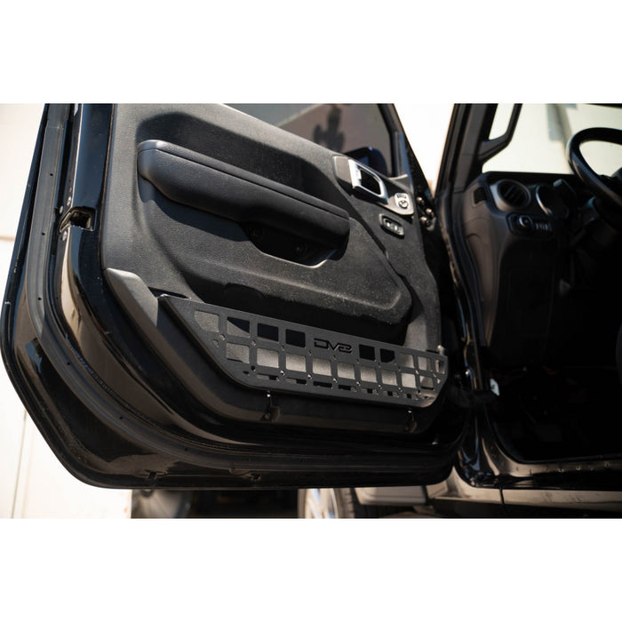 DV8 Offroad 2018-2025 Jeep Wrangler JL, JLU Slim Front Door ONLY Molle Pockets Model MPJL-07