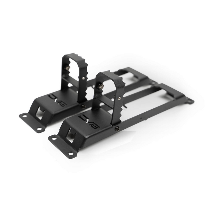 DV8 Offroad 2007-2025 Jeep Gladiator JT Wrangler JK, JKU, JL, JLU Hinge Mounted Steps Model STJL-04