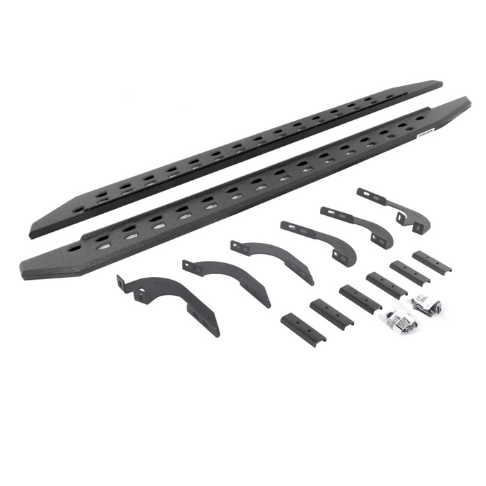 Go Rhino RB20 Slim Line Running Boards with Mounting Bracket Kit Model 69443280ST