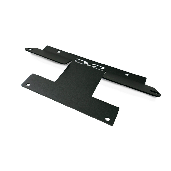 DV8 Offroad 2021-2026 Ford Bronco Factory Front Bumper License Relocation Bracket Model LPBR-02