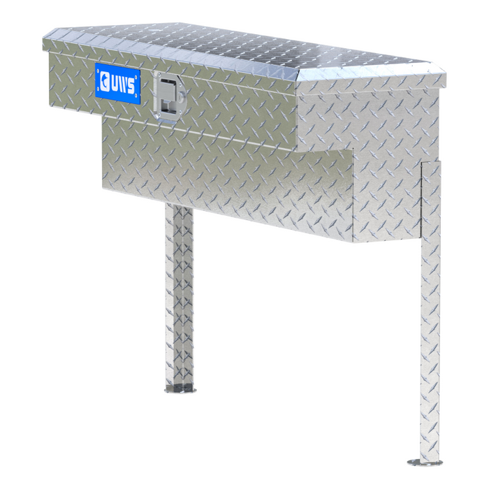 UWS Bright Aluminum 36" Truck Side Tool Box Model TBSM-36