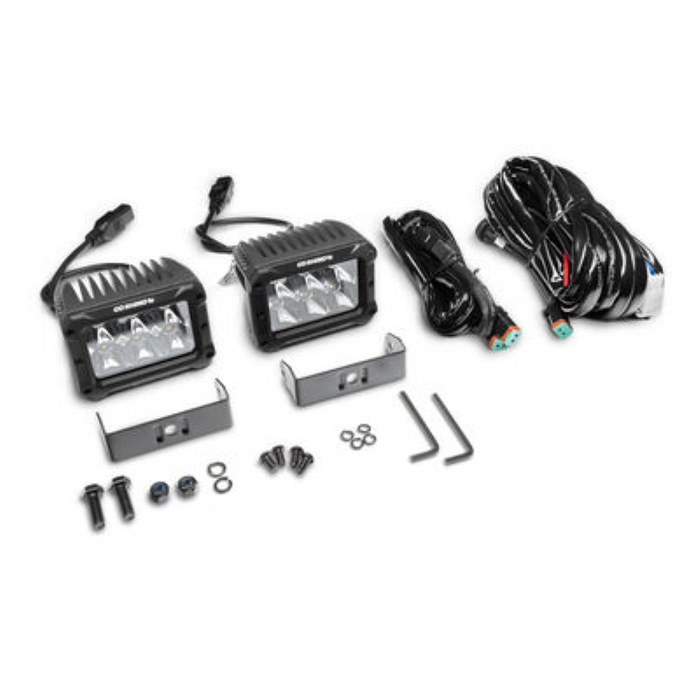 Go Rhino Bright Series 4x3 Rectangular LED Spot Lights Model 753003023SBS