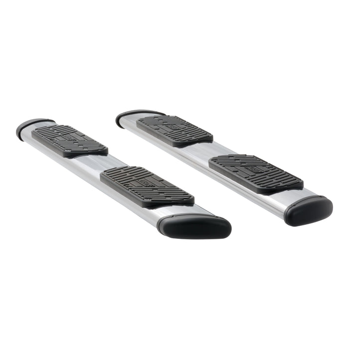 Luverne Regal 7 Polish Stainless 88" Oval Steps XD Brackets Select Ford F-Series Crew Model 477088-401731