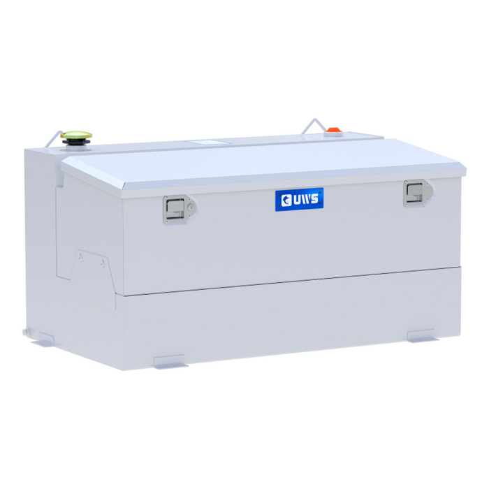 UWS White 75-Gallon Steel-Aluminum Combo Transfer Tank Model ST-75-COMBO-W