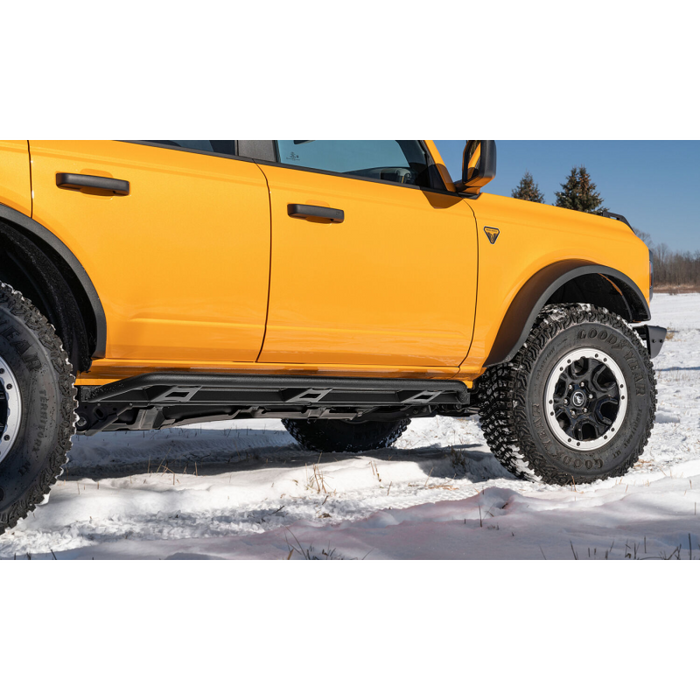 N-Fab Trailslider Rock Sliders Textured Black Steel Model TSF214B-TX