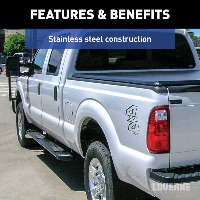 Luverne Black Stainless 88" Side Steps for Select Ford Lightning Model 277088-401535